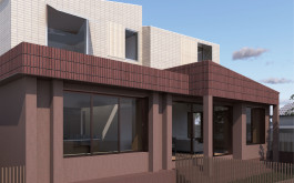Ground floor glazing and outdoor connection in Leichhardt residential architecture project 